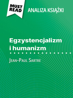 cover image of Egzystencjalizm i humanizm książka Jean-Paul Sartre (Analiza książki)